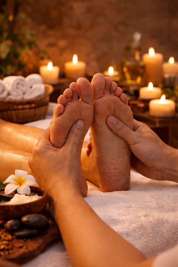 Foot and palm reflexology
